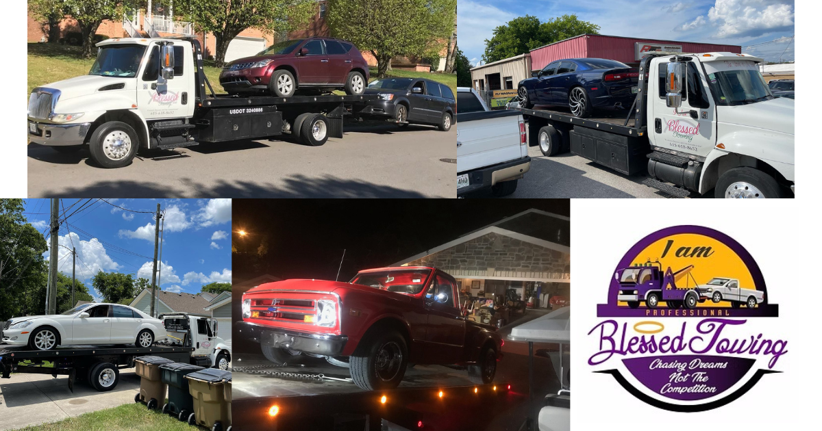 Blessed Towing logo