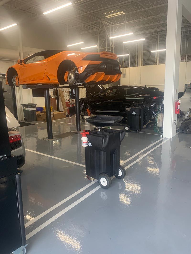 Auto Shop — Debary, FL — All American Epoxy Flooring LLC