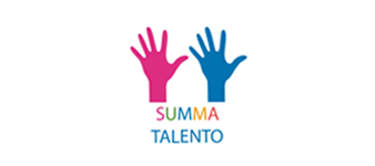 Dos manos, rosa y azul, sobre las palabras 