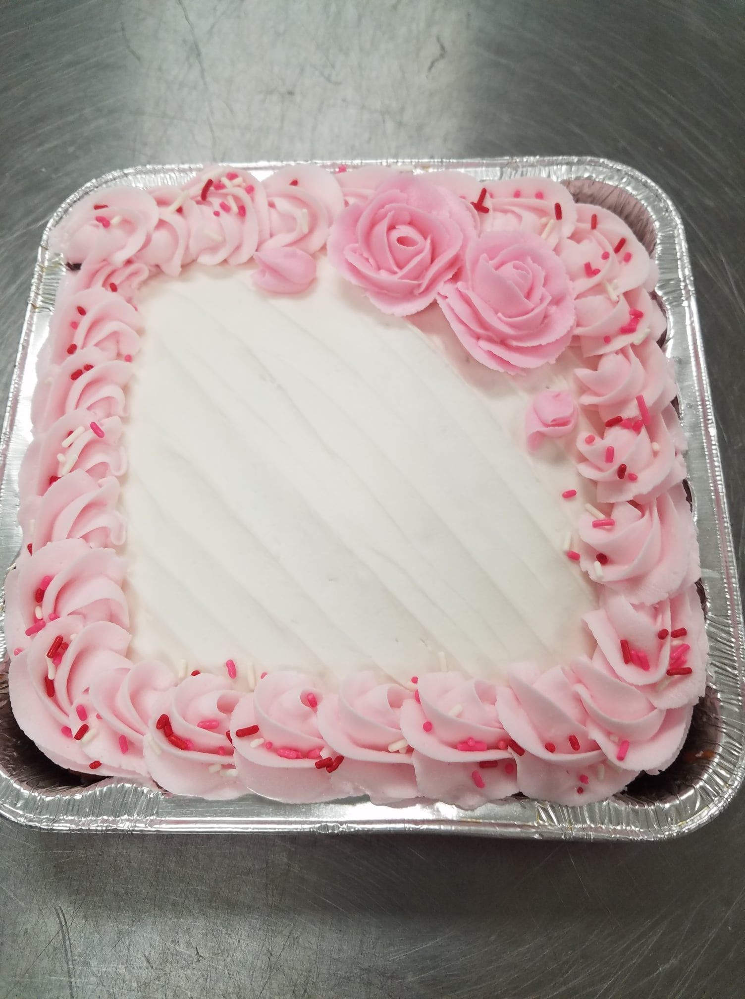 Single Layer Cake