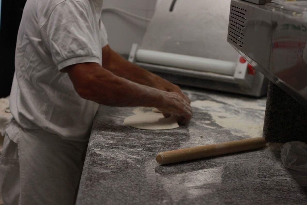 pizza margherita prima della cottura