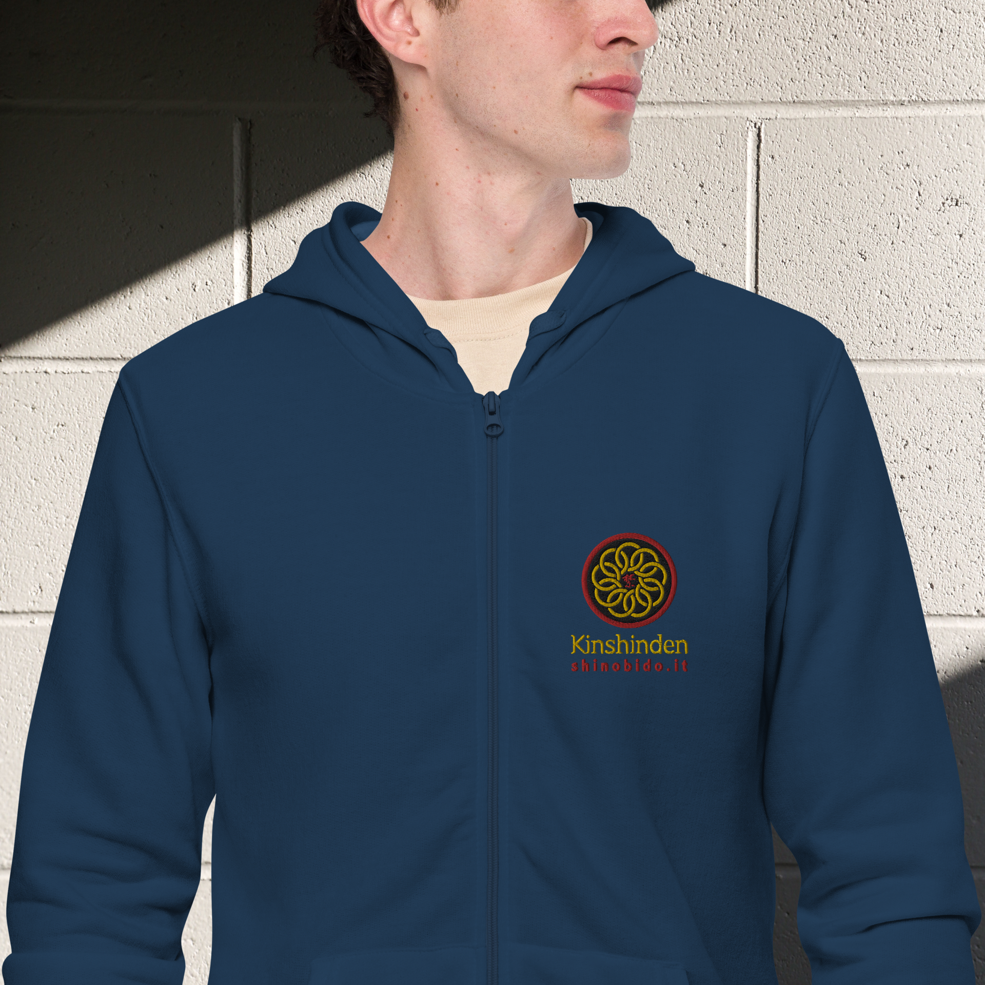 Felpa con cappuccio e zip ufficiale Kinshinden