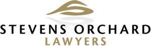 The logo for stevens orchard lawyers is shown on a white background.