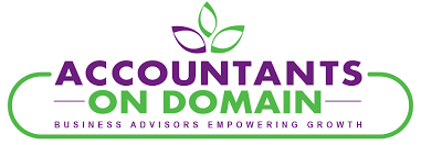 A logo for accountants on domain business advisors empowering growth