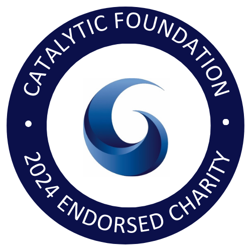The logo for the catalytic foundation 2024 endorsed charity