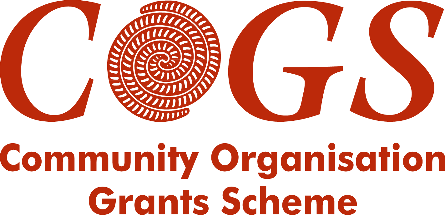 The logo for the cogs community organization grants scheme