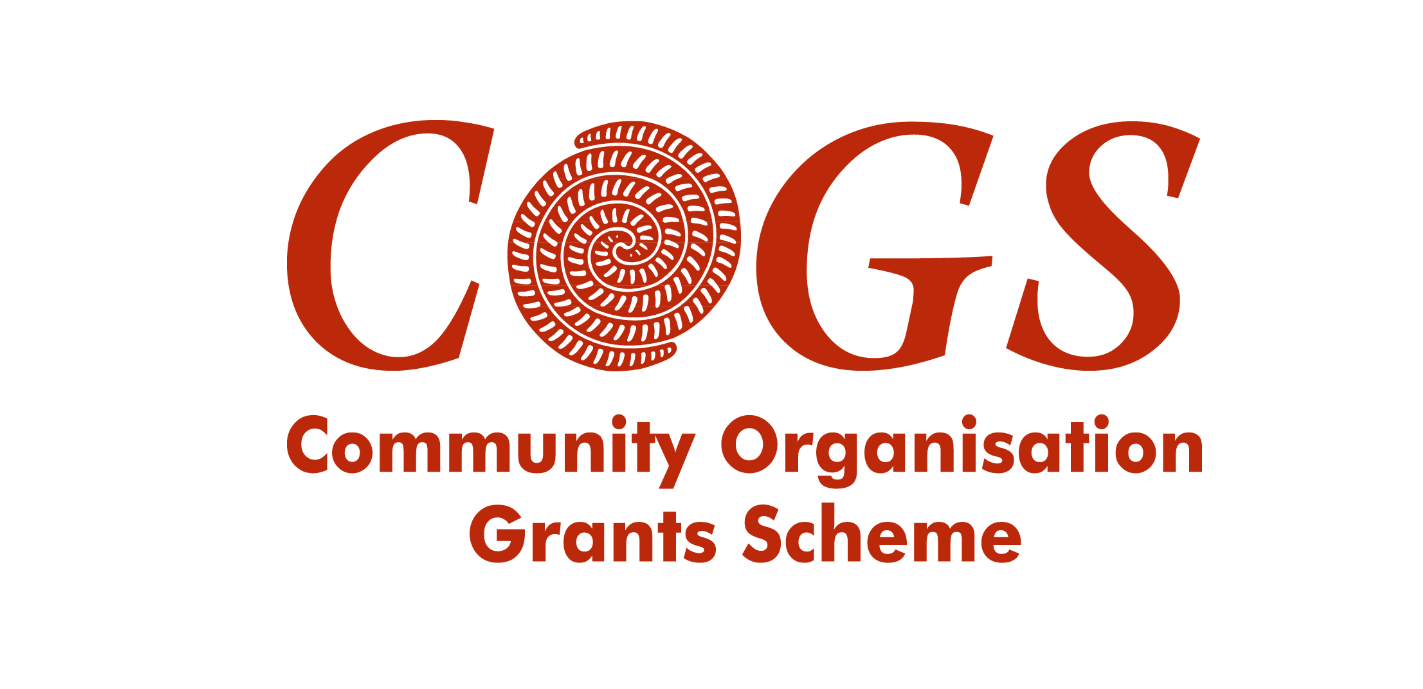 The logo for the cogs community organization grants scheme