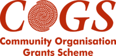 The logo for the cogs community organization grants scheme