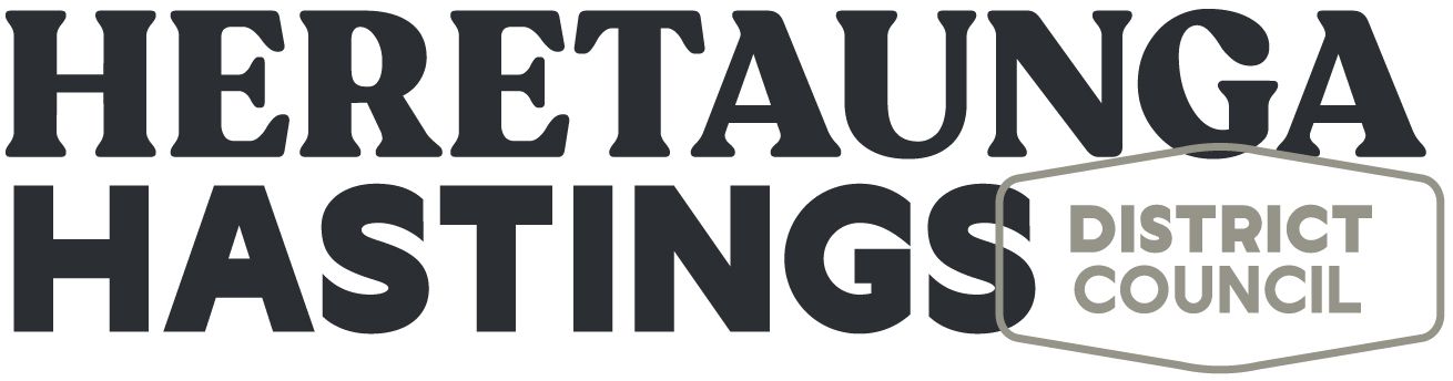 A logo for the heretaunga hastings district council