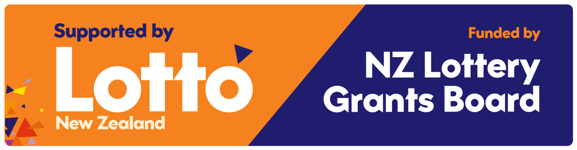 A sign that says lotto and nz lottery grants board