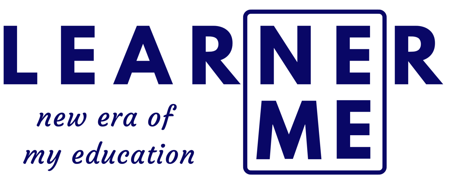 The logo for learner me new era of my education