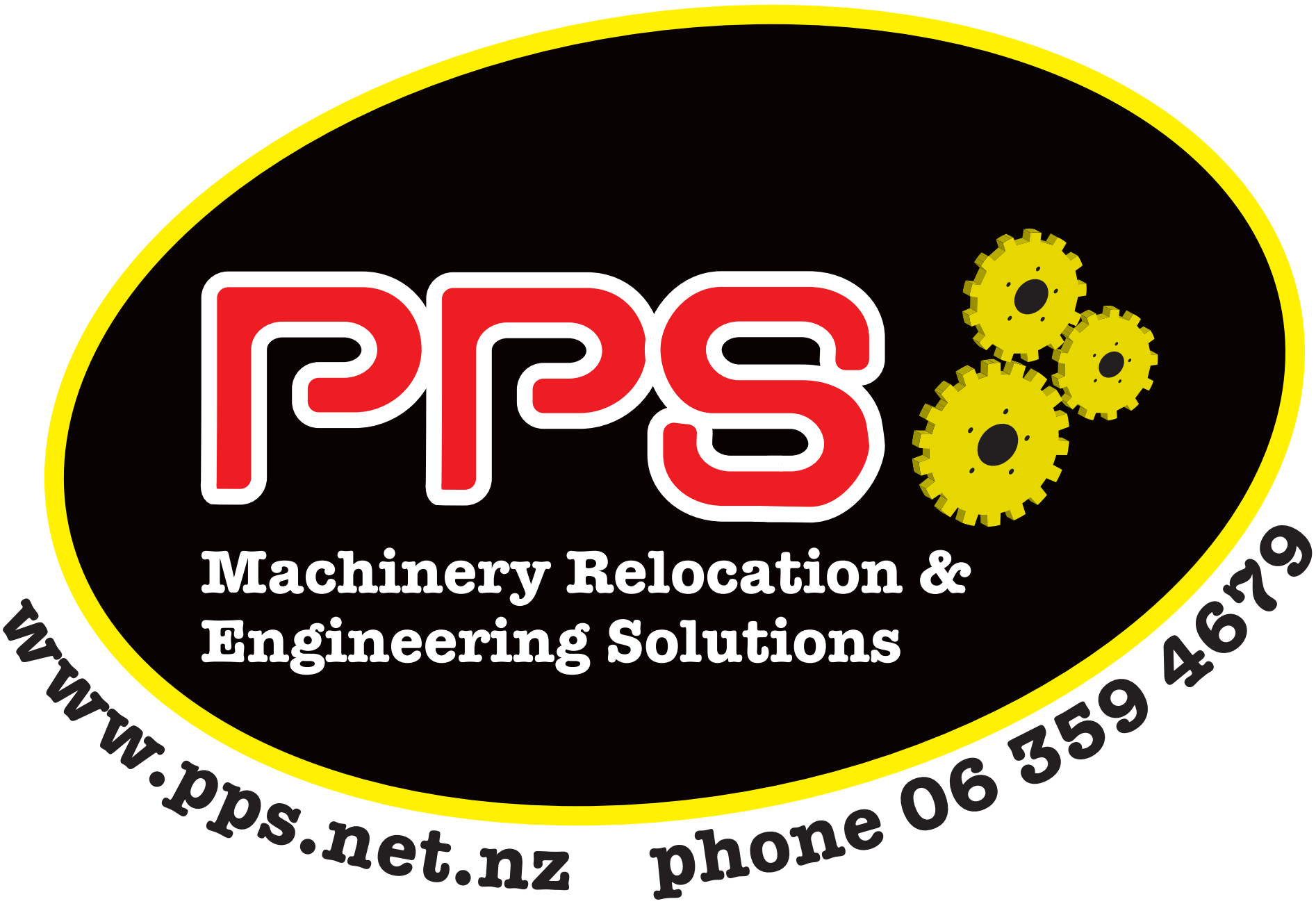 A logo for pps machinery relocation and engineering solutions