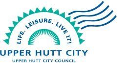 The logo for the upper hutt city council