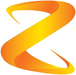 A yellow swirl that looks like the letter z