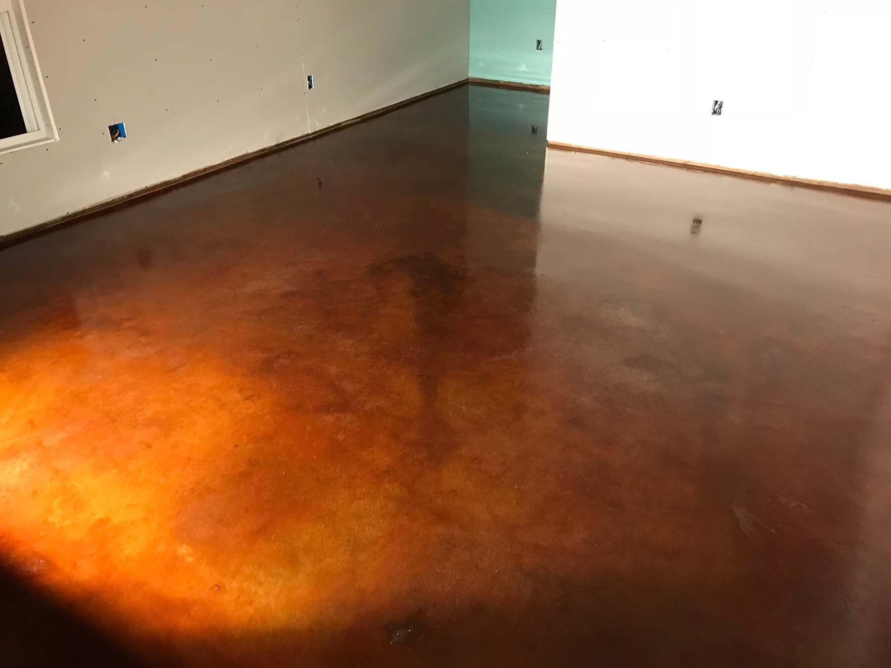 stained concrete