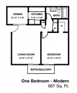 One Bedroom Modern - Apartment Rental in Algonquin, IL
