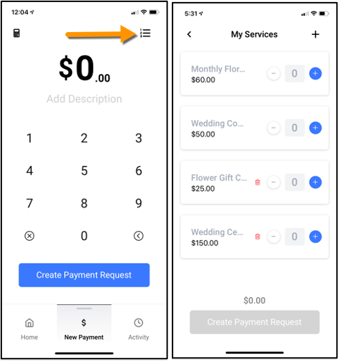 Request a Number in Business Info