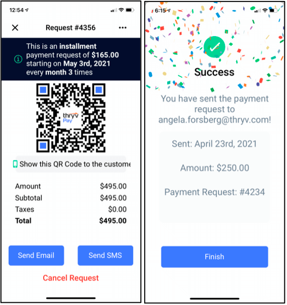 Request a Number in Business Info