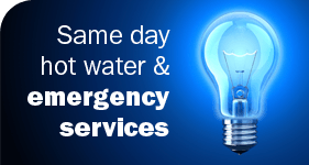 Same day hot water and emergency services
