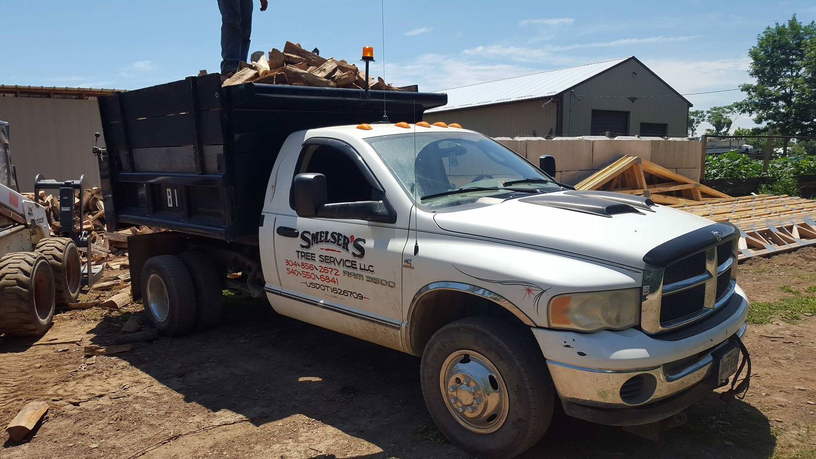 Truck with firewood — Cross Junction, VA — Smelser's Tree Service LLC