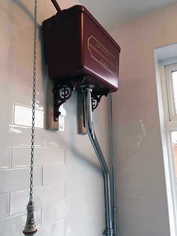 vintage style toilet