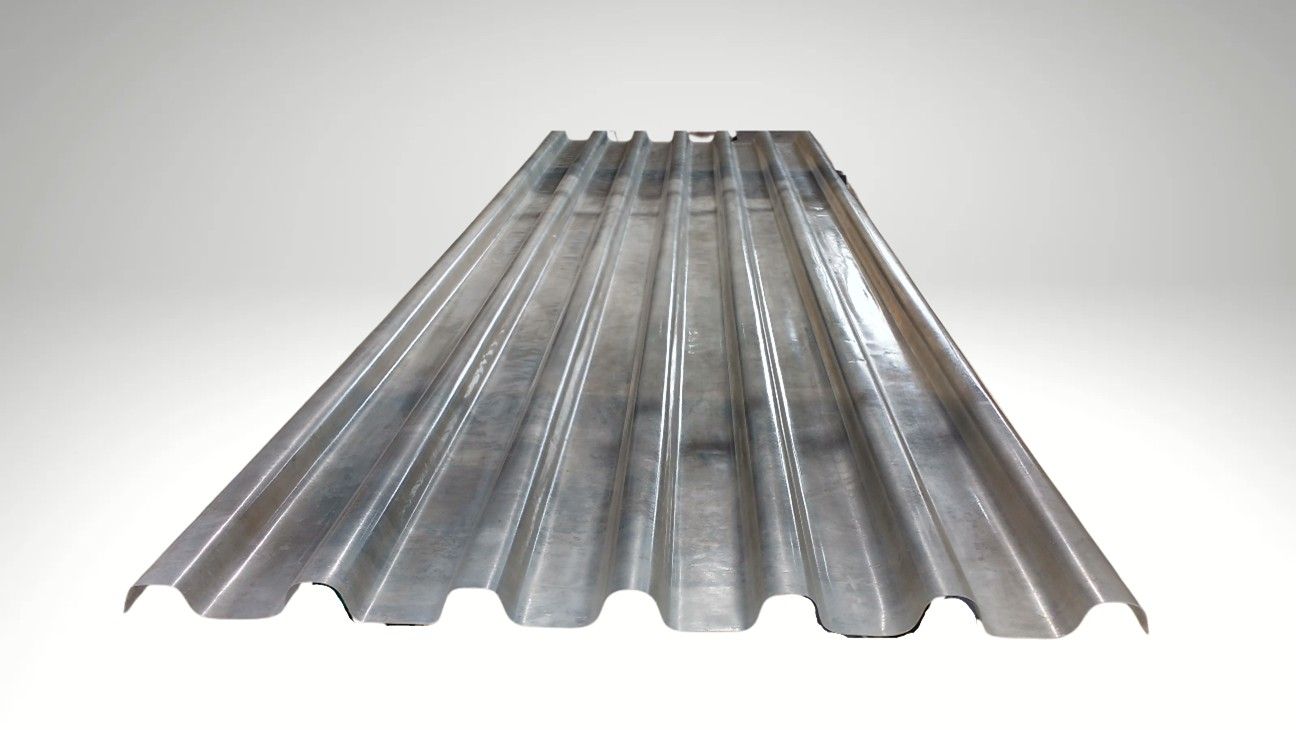 plancha ondulada para techo (fibra de vidrio)