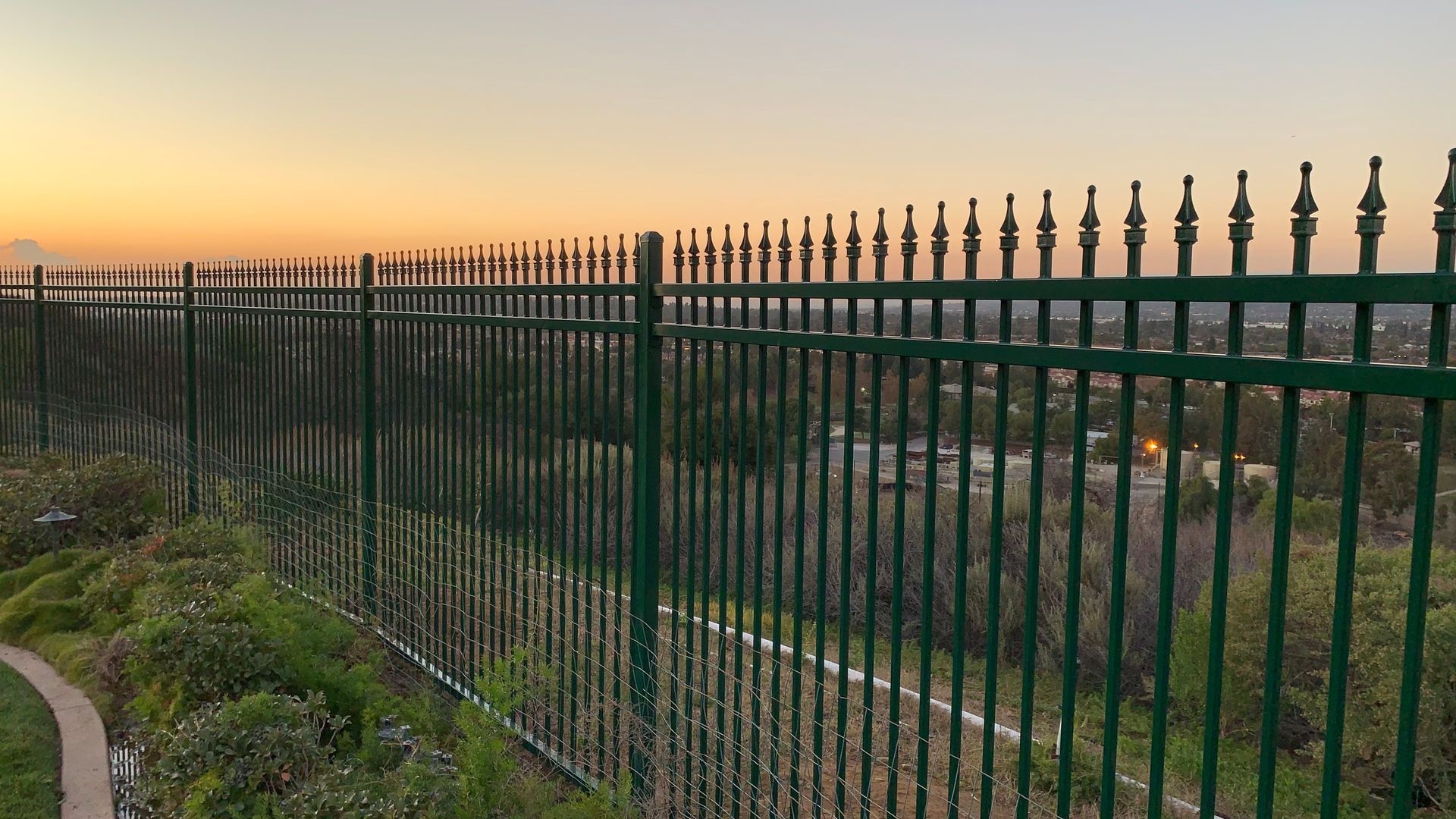 No Limit Fence Company recent fencing project