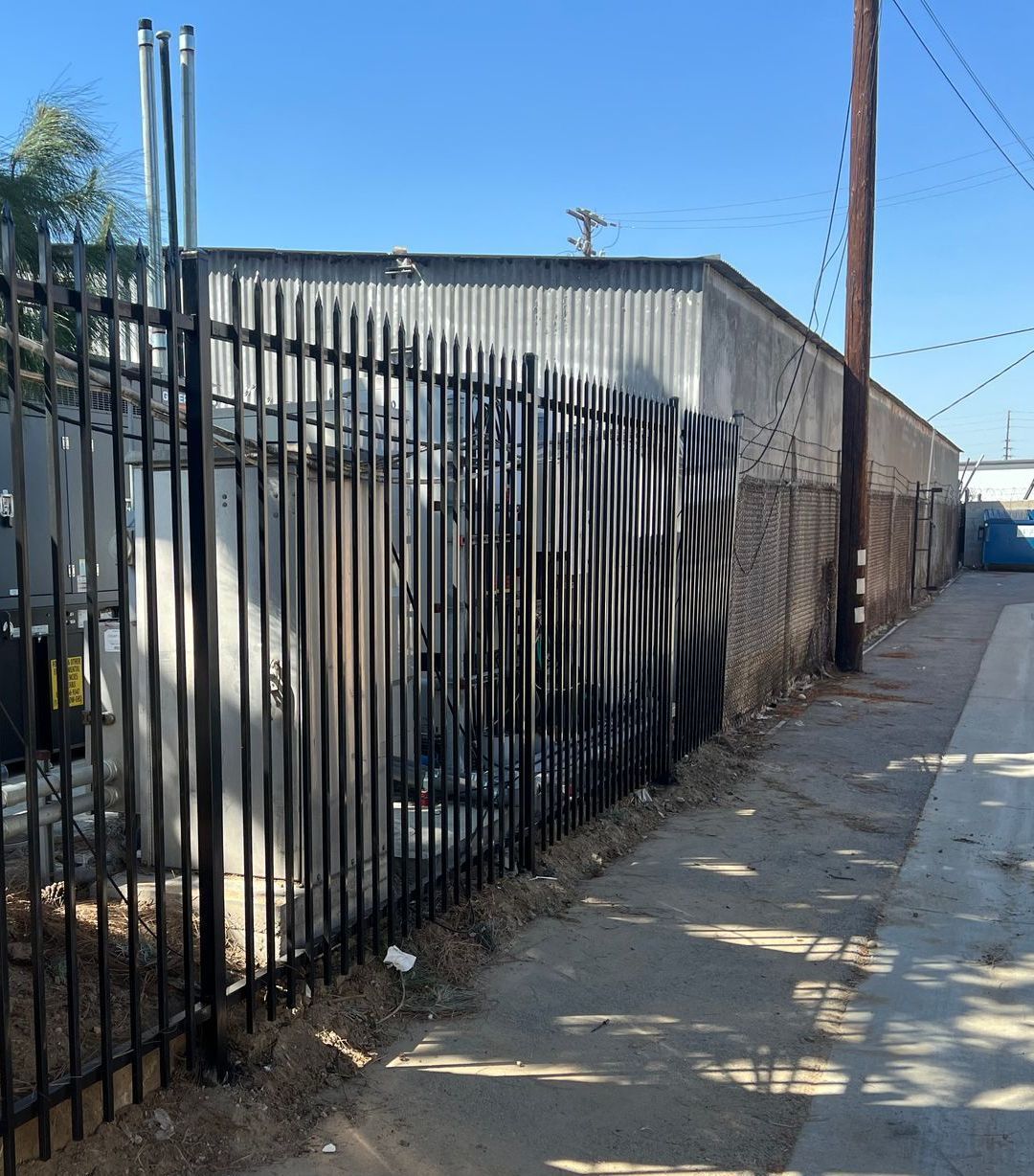 No Limit Fence Company recent fencing project