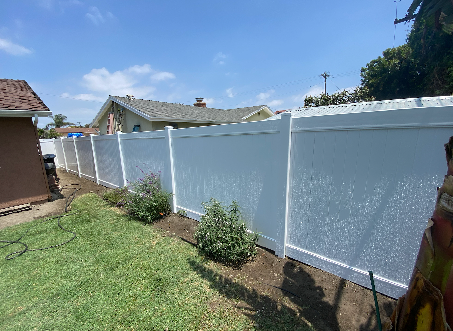 No Limit Fence Company recent fencing project