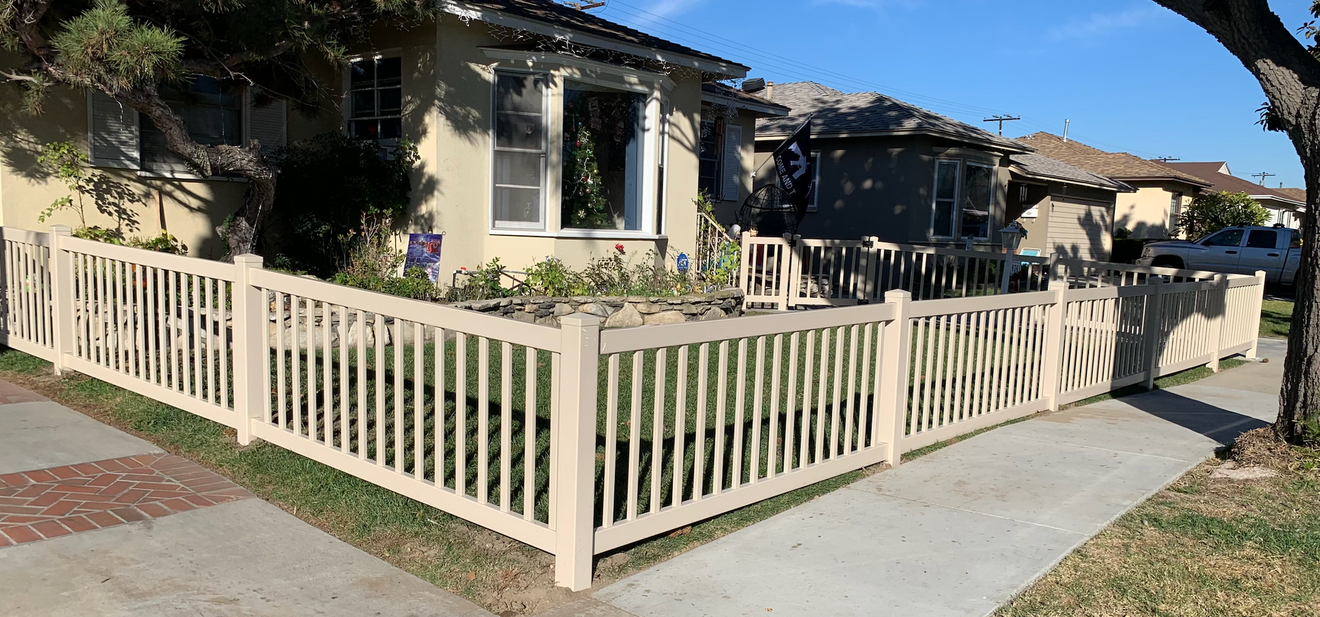 No Limit Fence Company recent fencing project