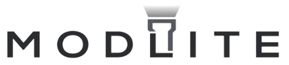 The word modlite is written in black on a white background