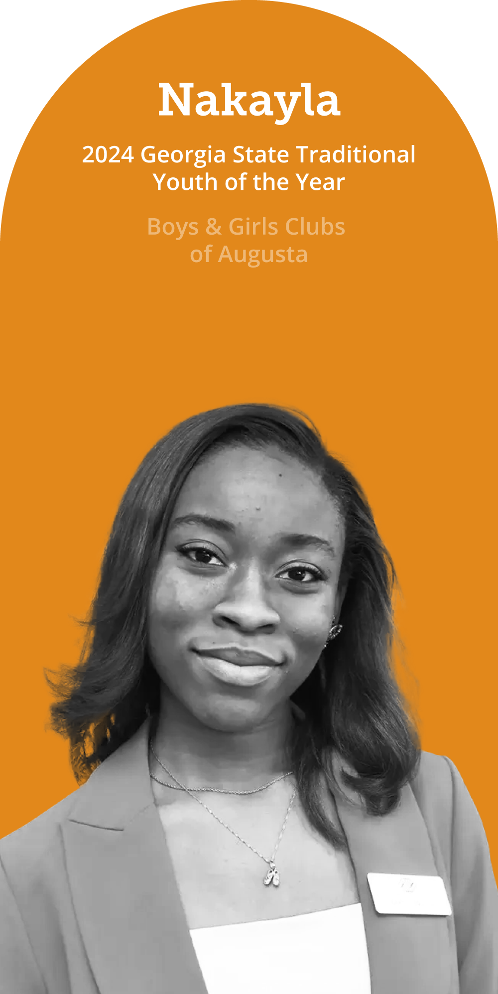 Nakayla - 2024 Georgia State Traditional Youth of the Year - Boys & Girls Clubs of Augusta