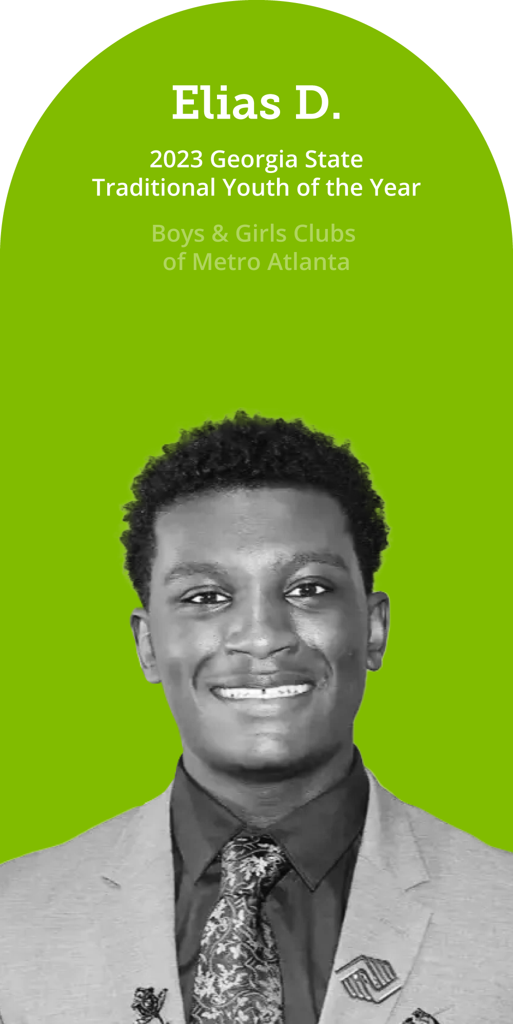 Elias D. - 2023 Georgia State Traditional Youth of the Year - Boys & Girls Clubs of Metro Atlanta