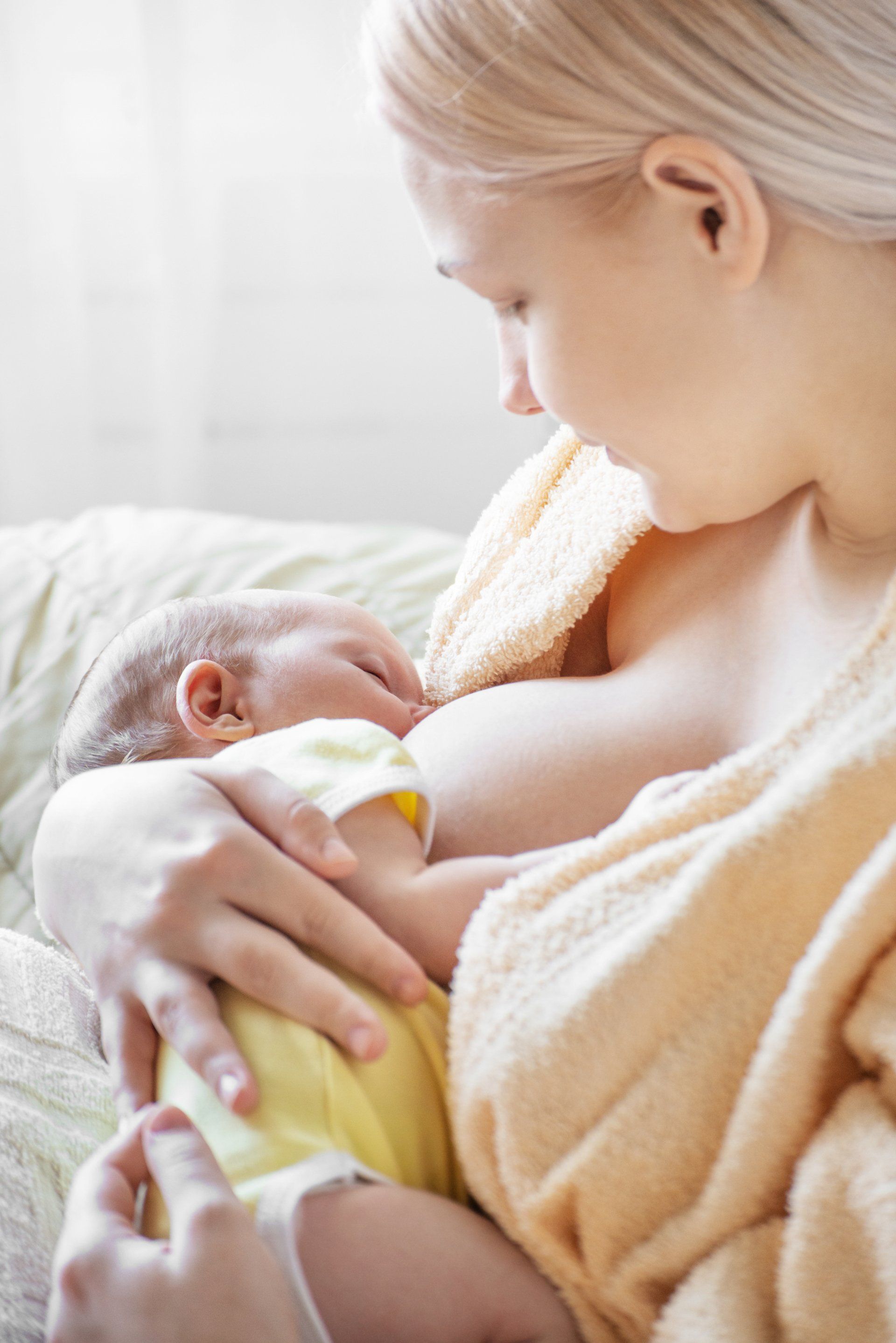 woman breastfeeding