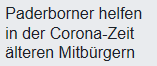 Paderborner helfen in der Corona-Zeit älteren Mitbürgern