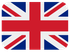 the flag of the united kingdom is red white and blue