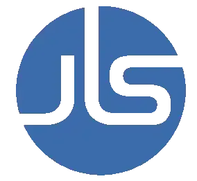 A blue circle with a white letter s inside of it.