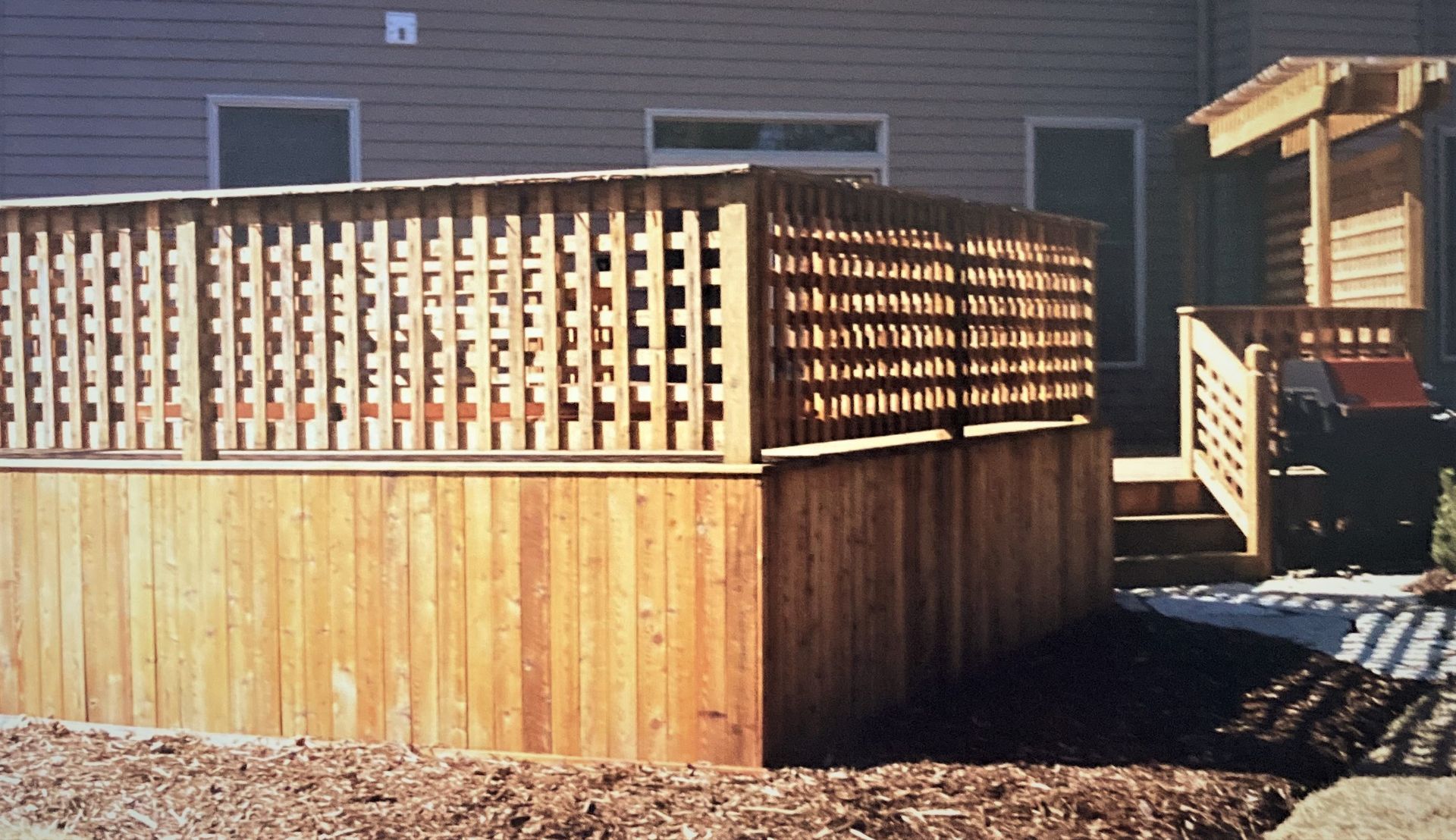 Brown Wooden Gate | South Elgin, IL | Ozone Fence & Deck
