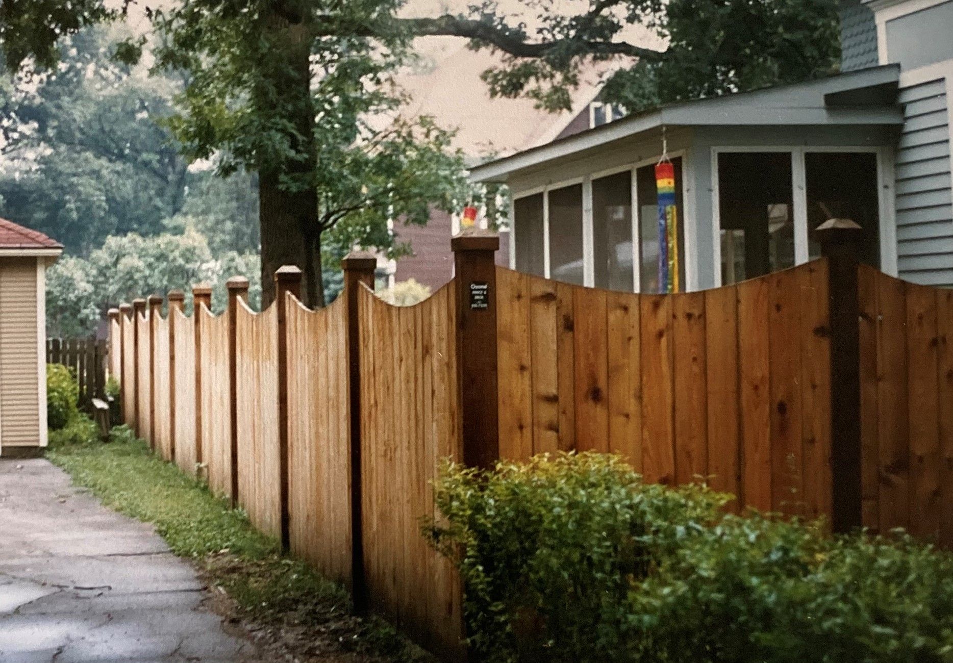 Fence With Curve | South Elgin, IL | Ozone Fence & Deck