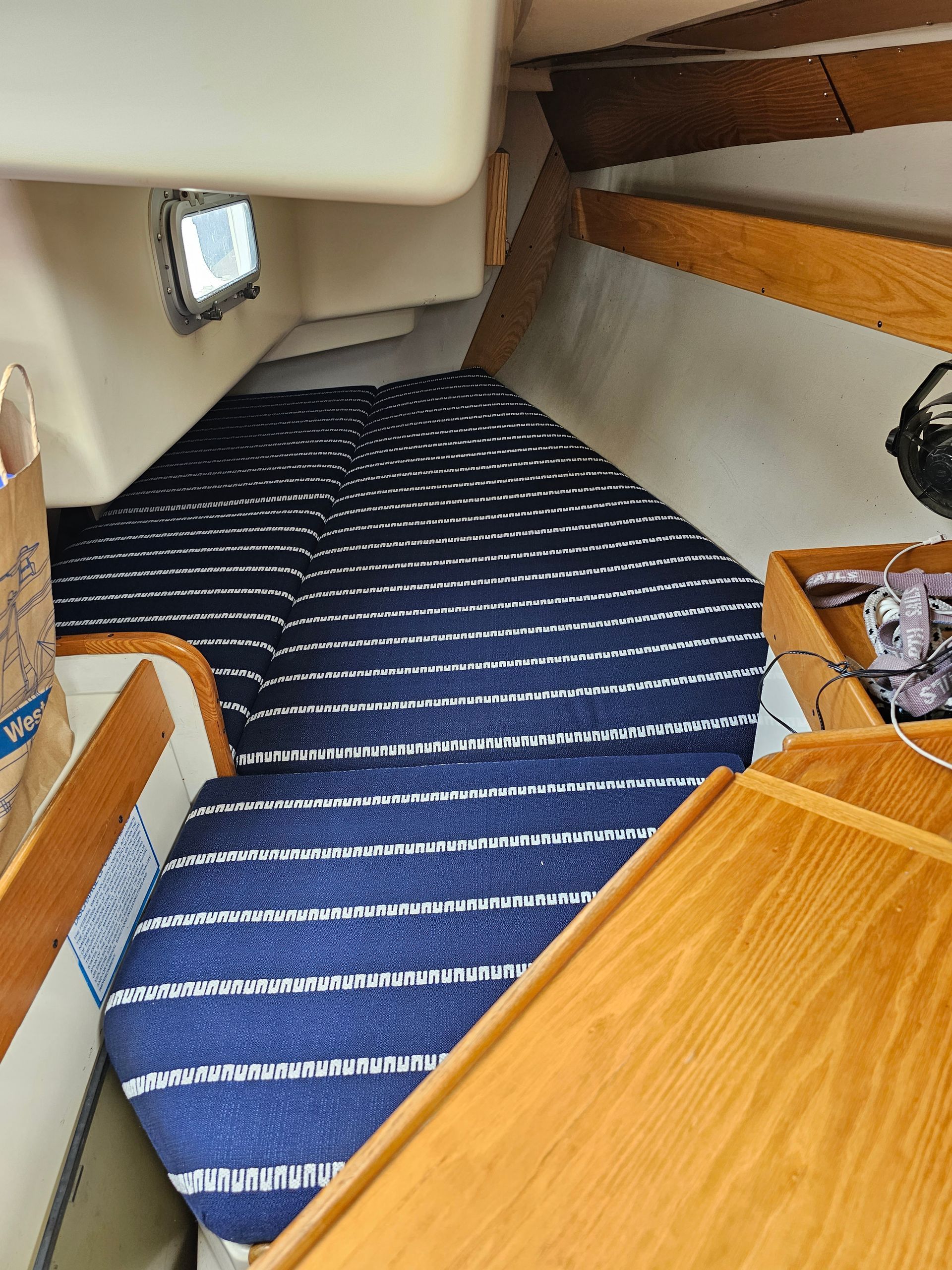 Upholstery for a Boat