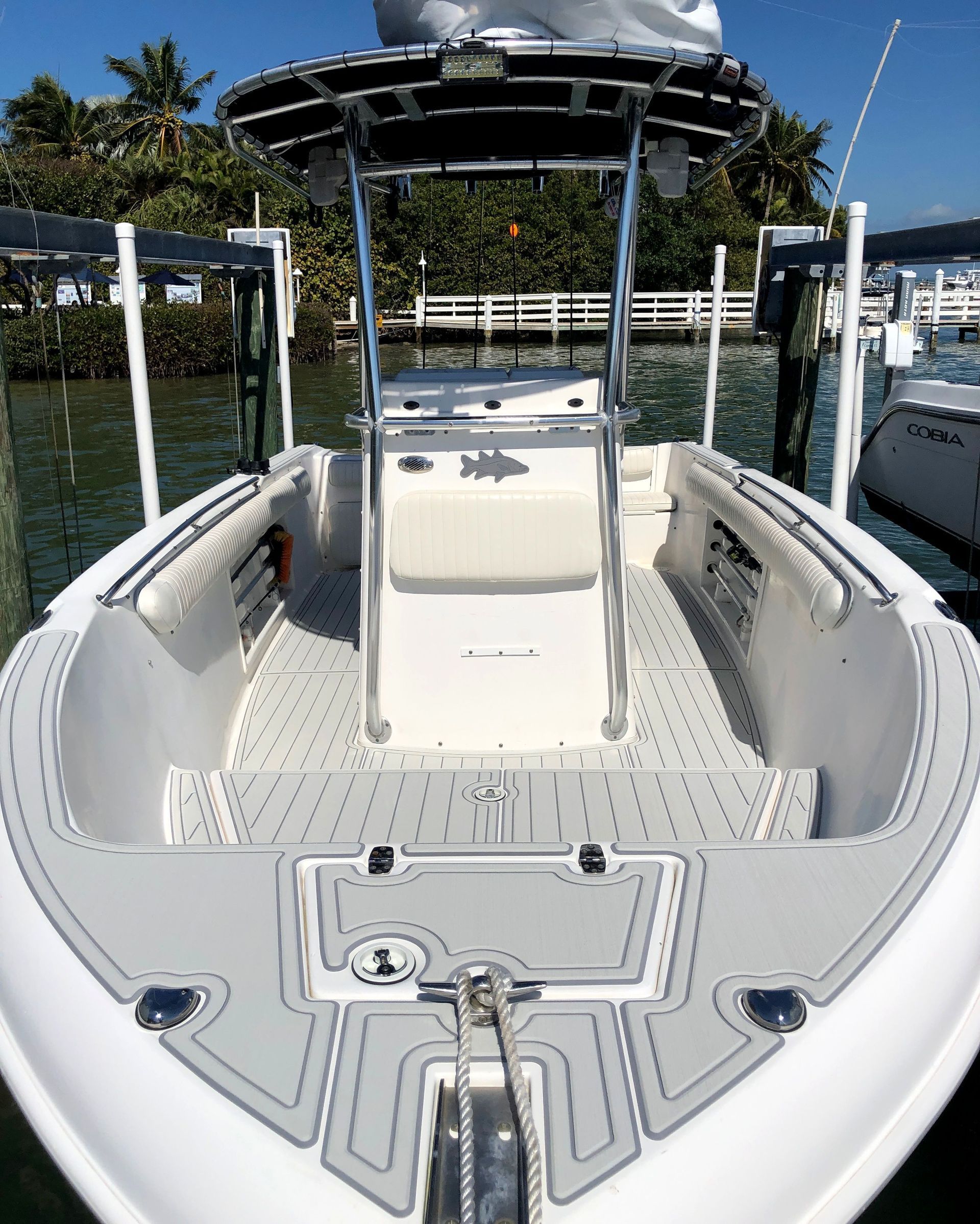 Upholstery Inside a Boat