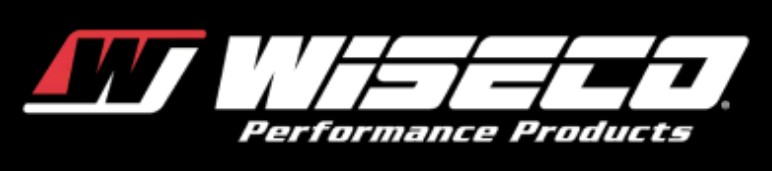 Wiseco Performance Products logo with a red and white stylized 