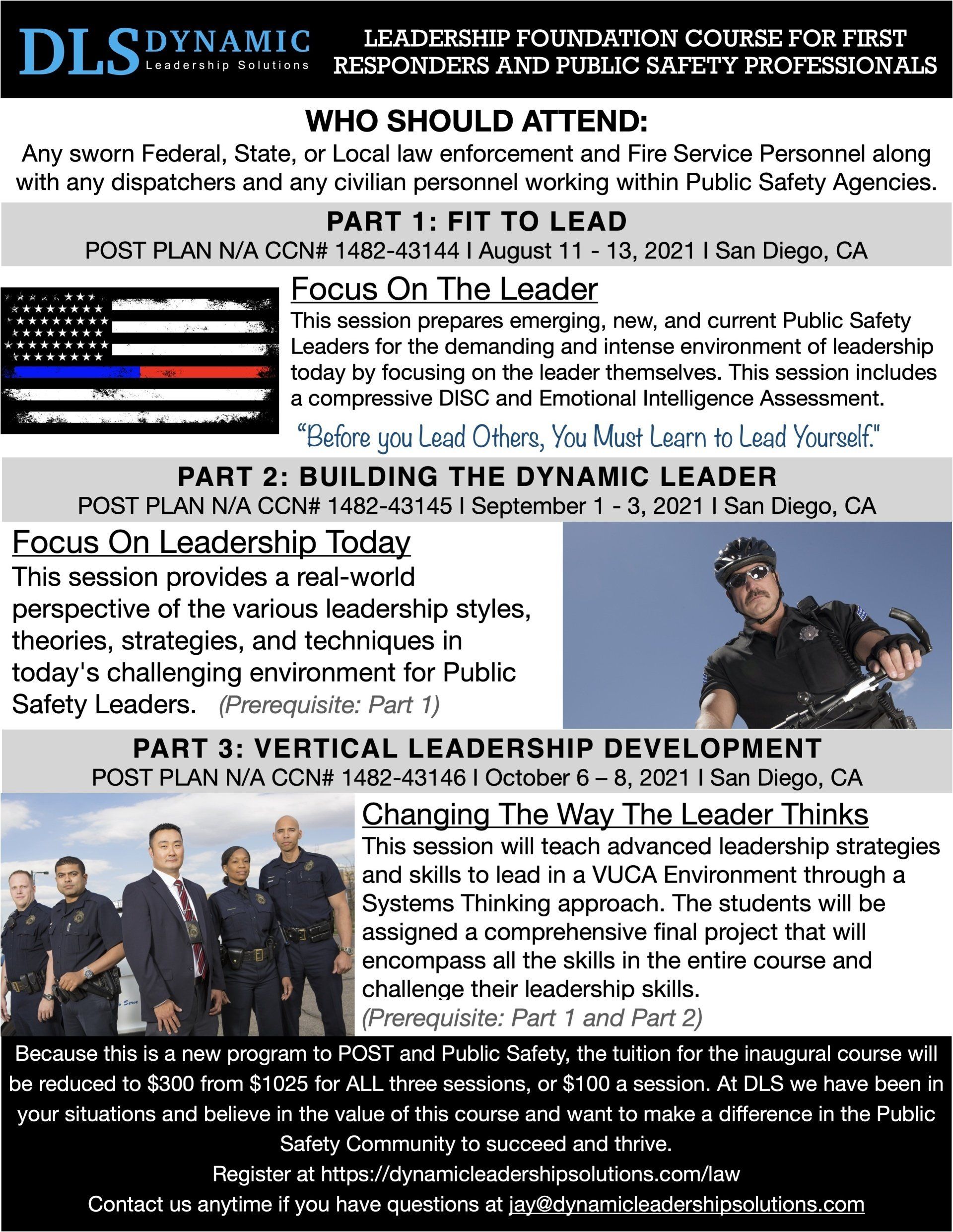 Training Flyer