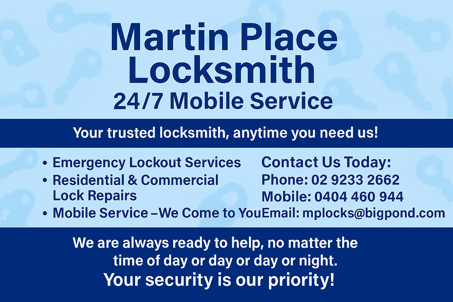 Martin Place Locksmith