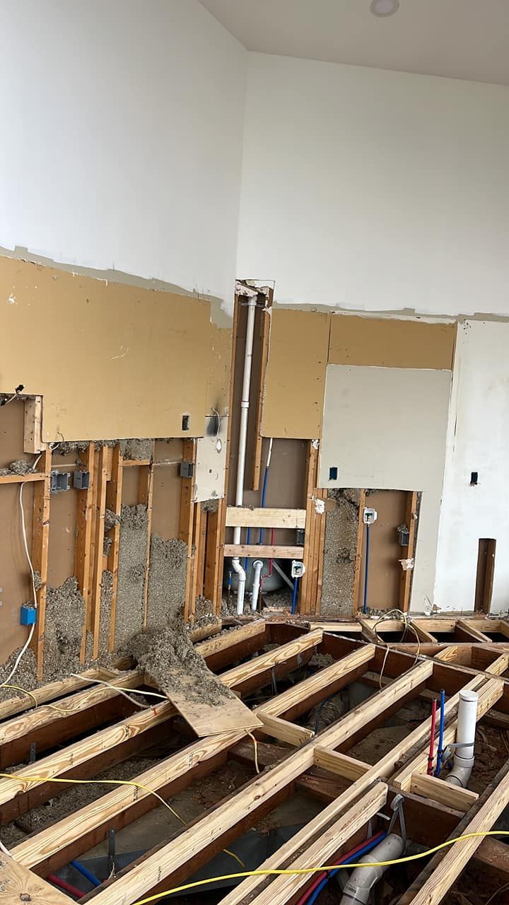 Entire home electrical wiring in progress in Batesville, AR - DyeHard Electric hard at work