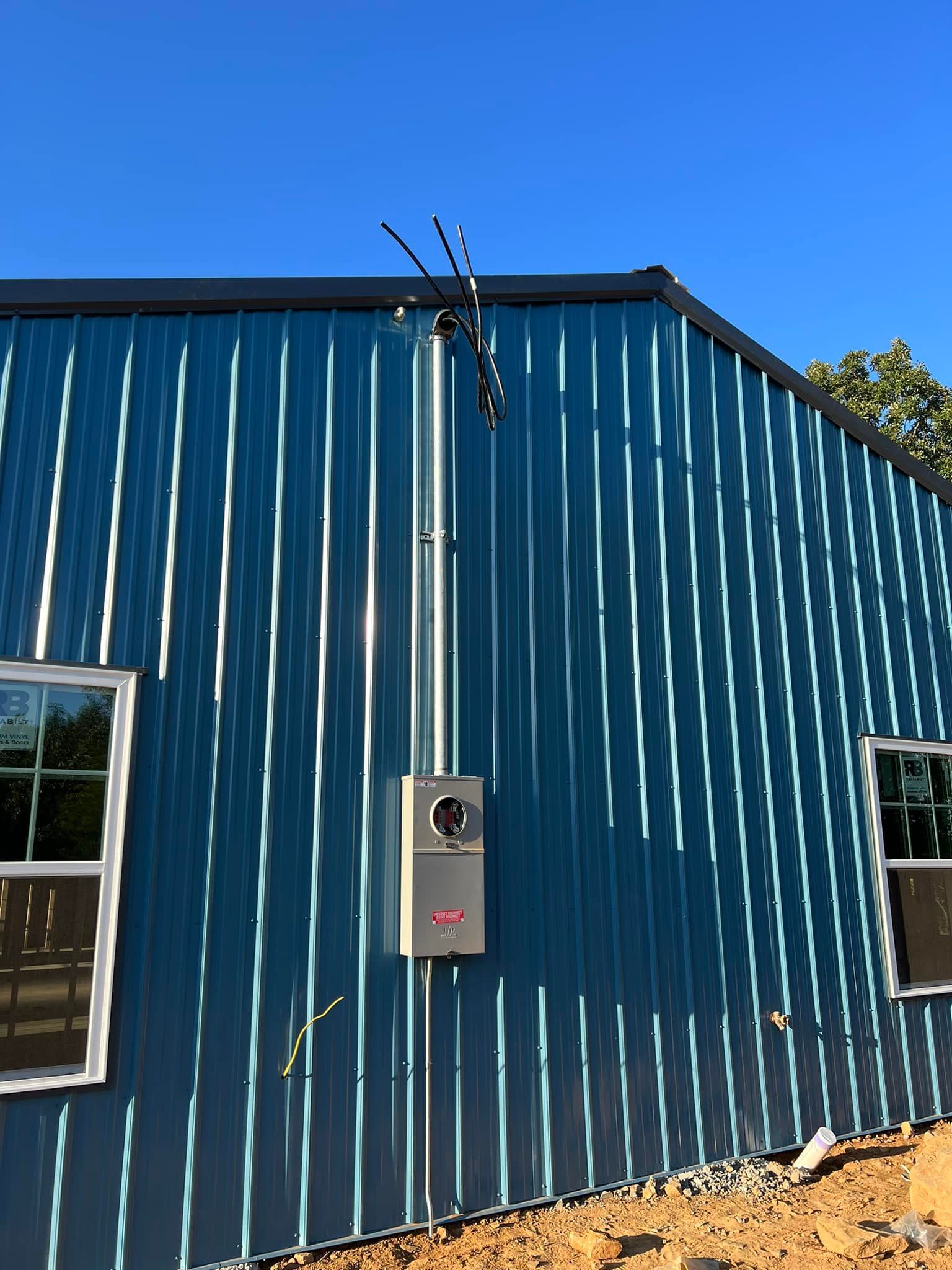 Meter loop installation in Batesville, AR by DyeHard Electric