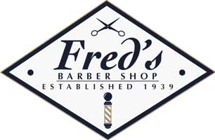 Fred's Barber Shop Logo