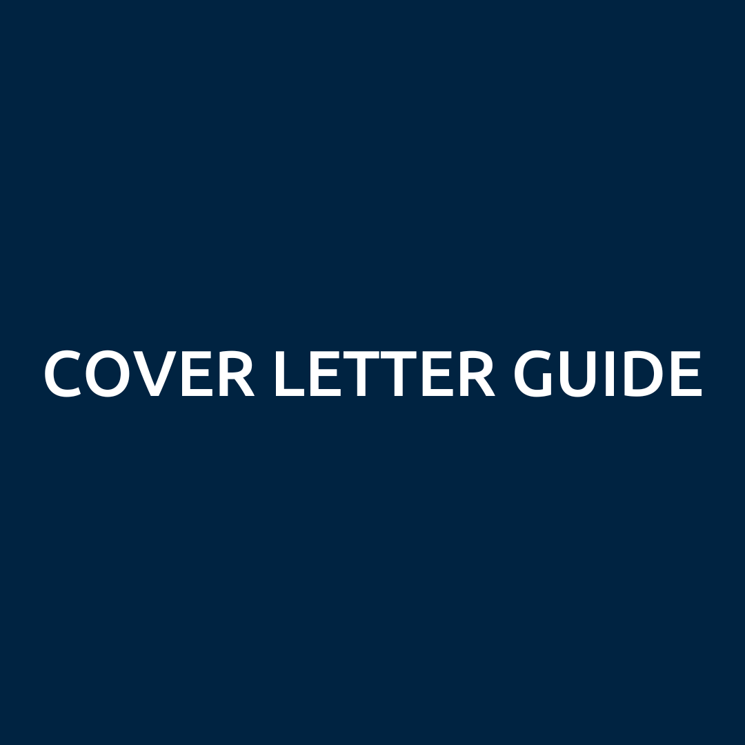 Cover Letter guide