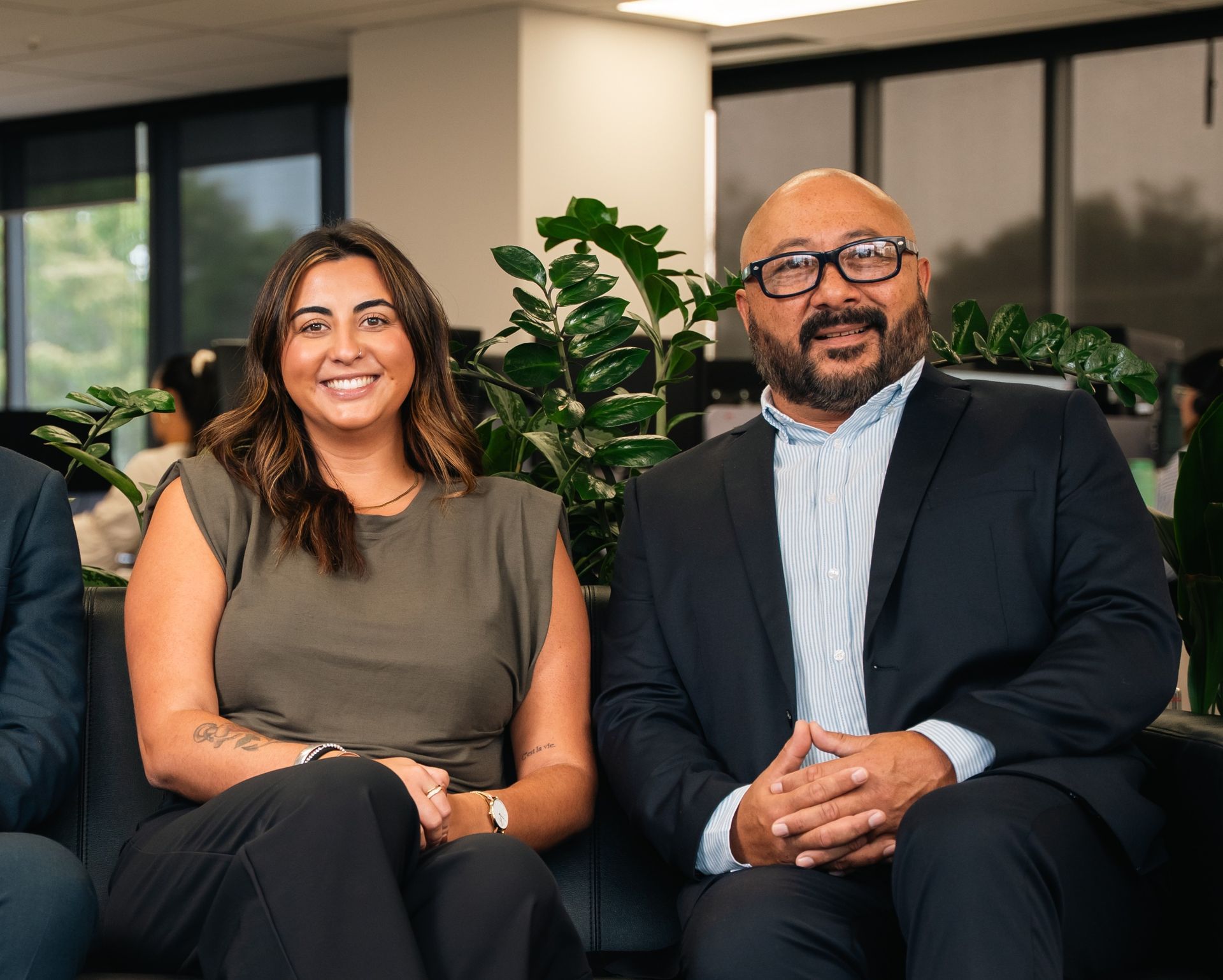 Kyla Lehndorf and Heath Brown