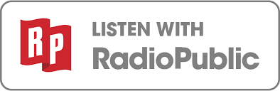 RadioPublic logo: Red flags with